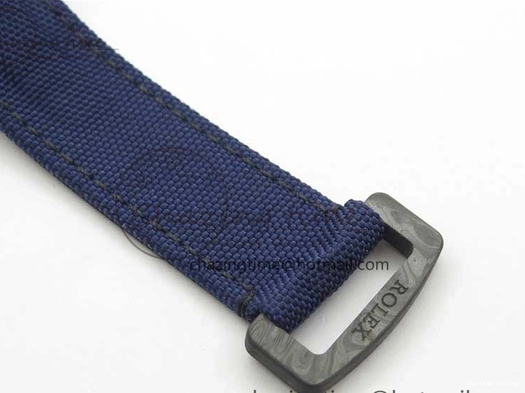 1222 Daytona DIW Carbon OMF Best Edition Blue Paint Dial on Deep Blue Nylon Strap A Tailored 2842